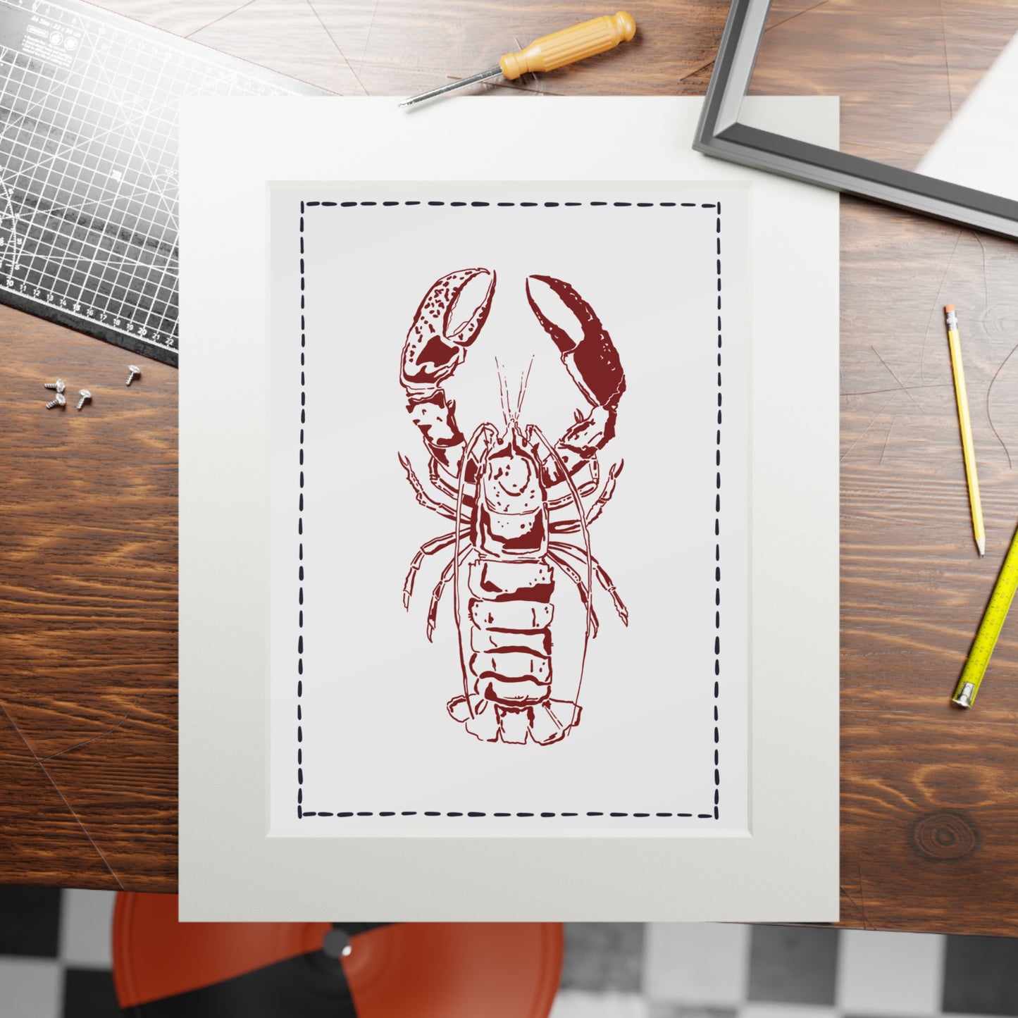 Fancy Lobster Print