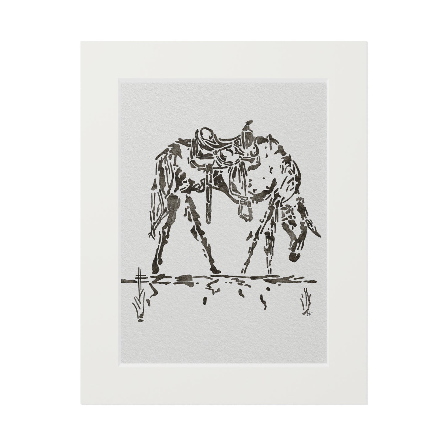 Modern Horse Print