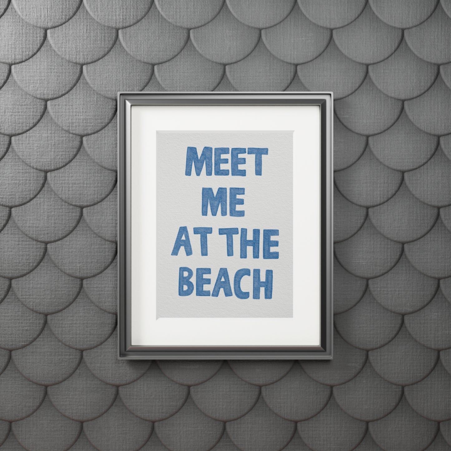 Meet Me At The Beach Print