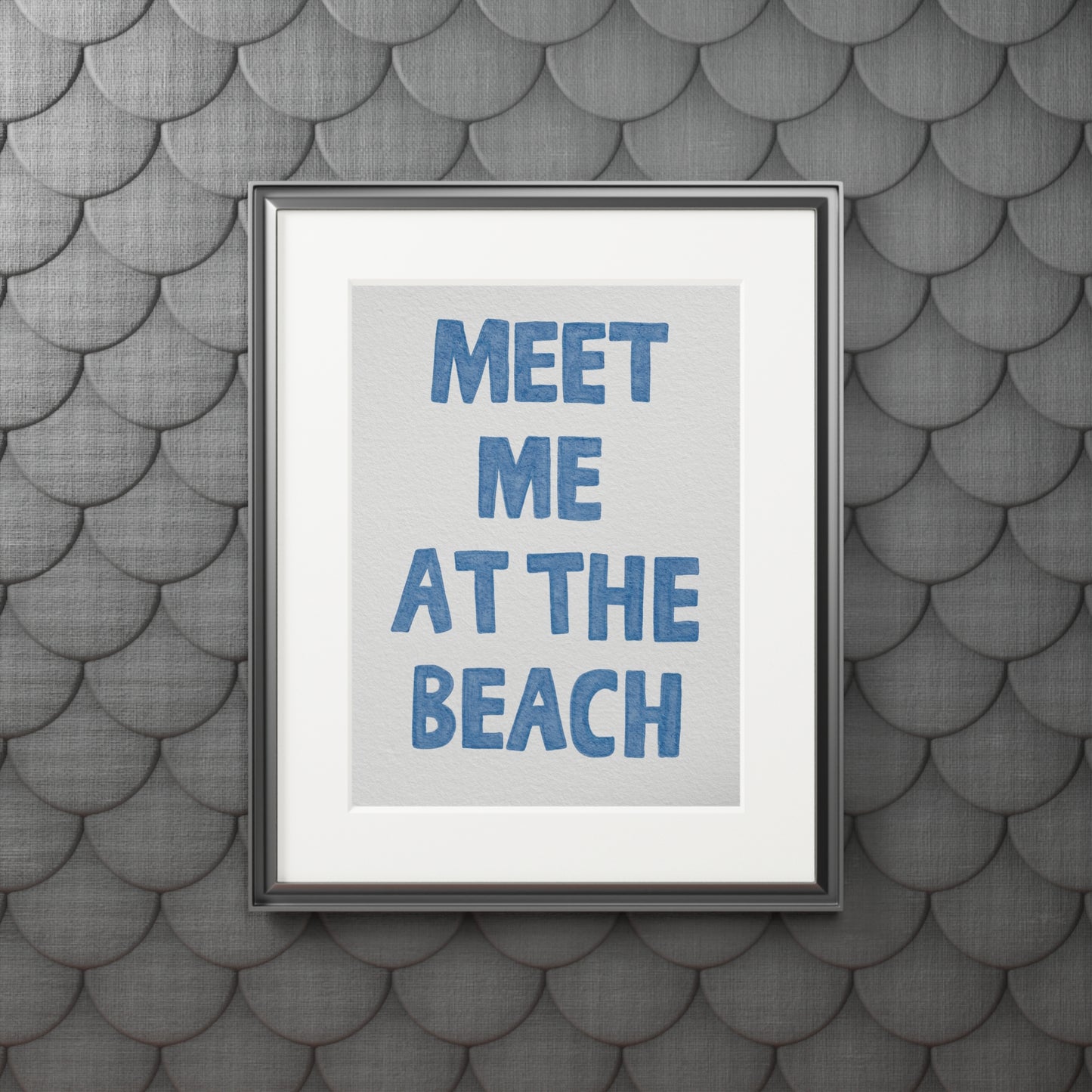 Meet Me At The Beach Print