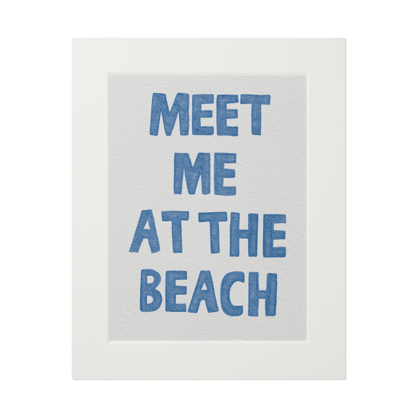 Meet Me At The Beach Print