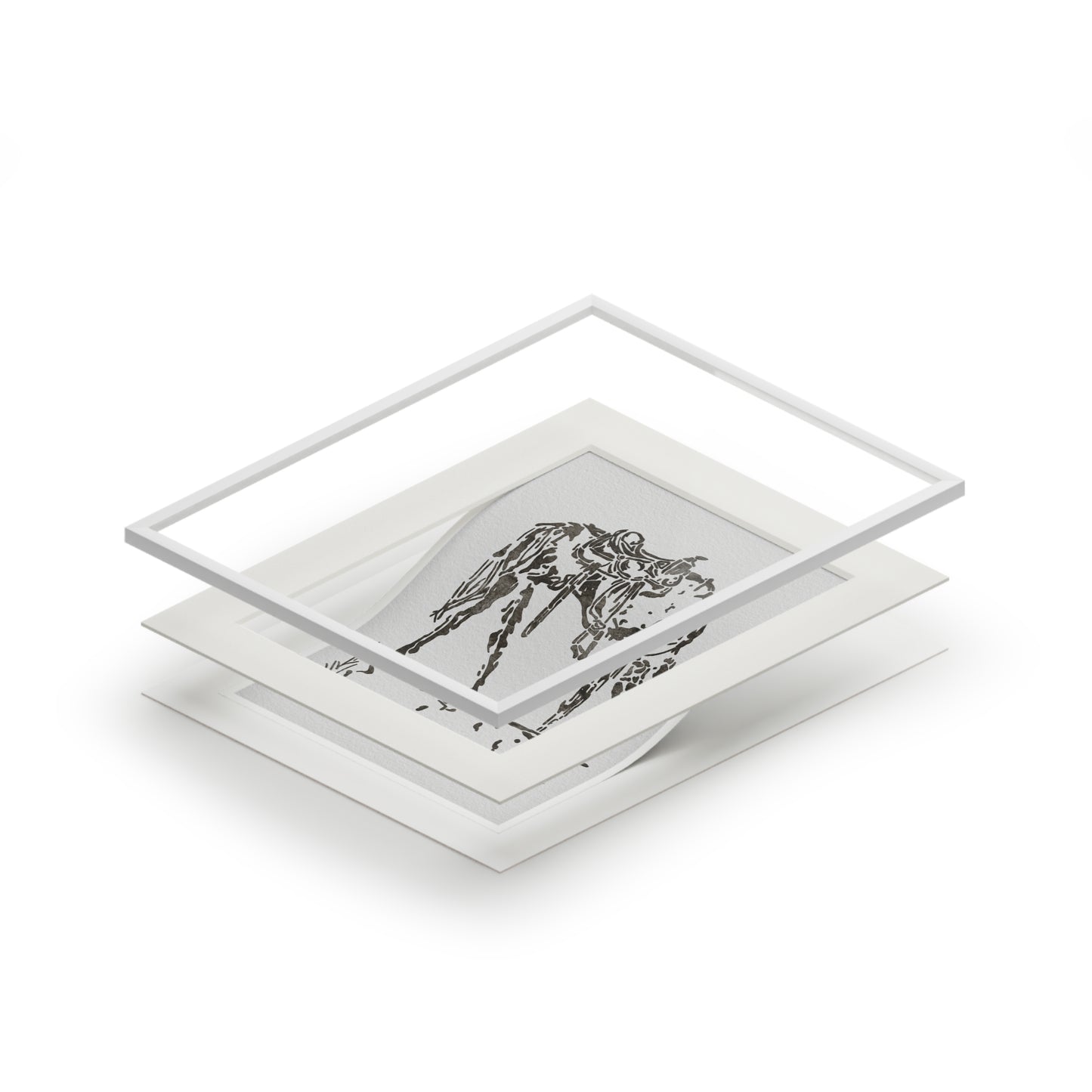 Modern Horse Print