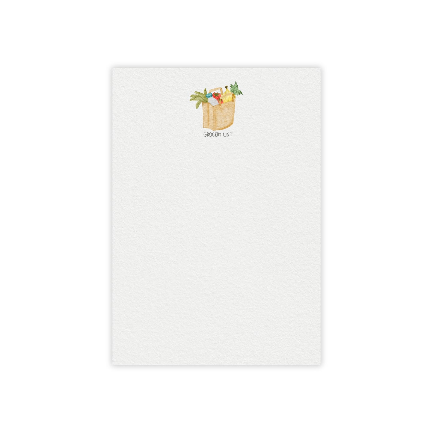 Grocery List Notepad