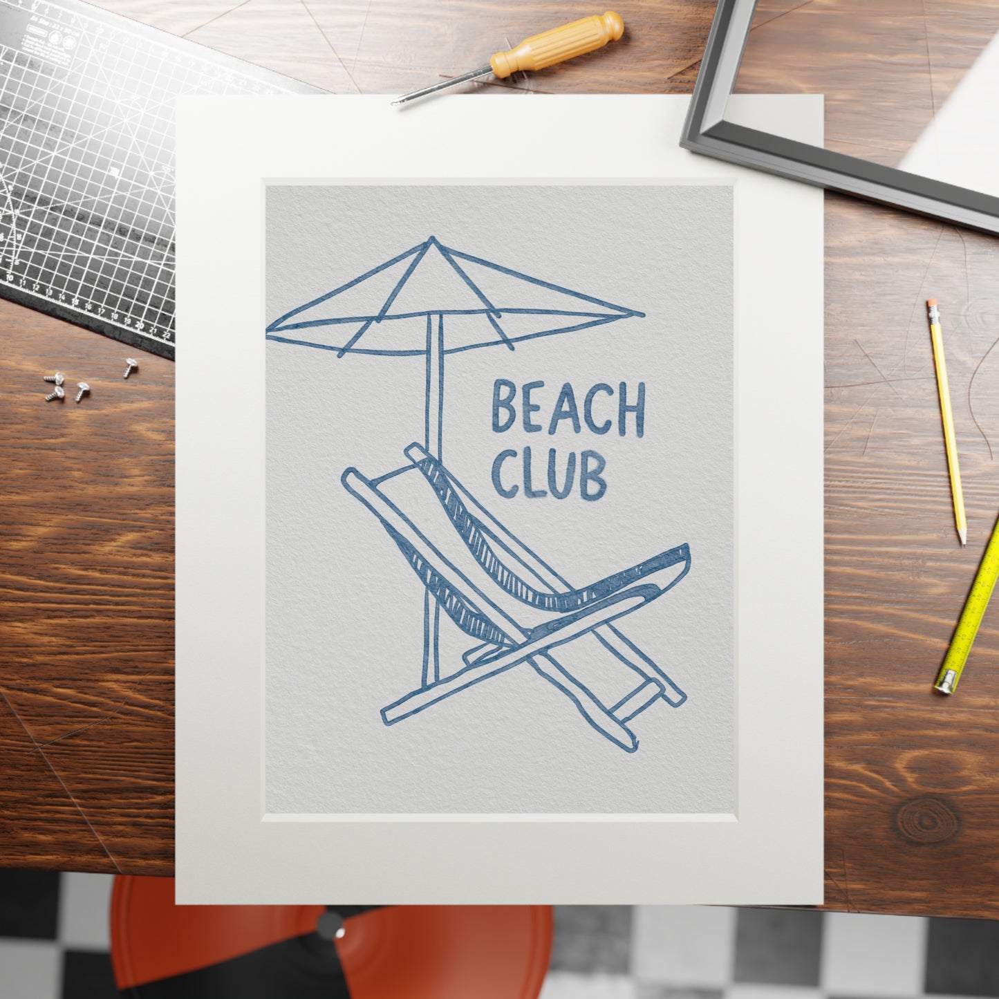 Beach Club Print