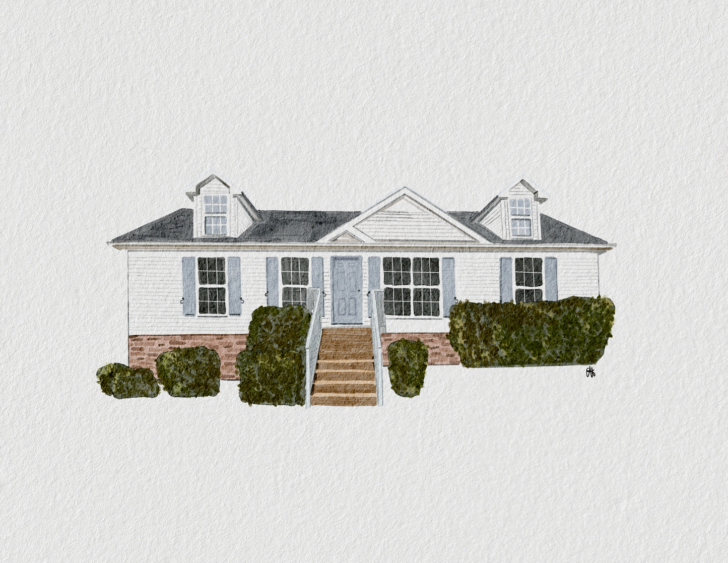 Custom House Print