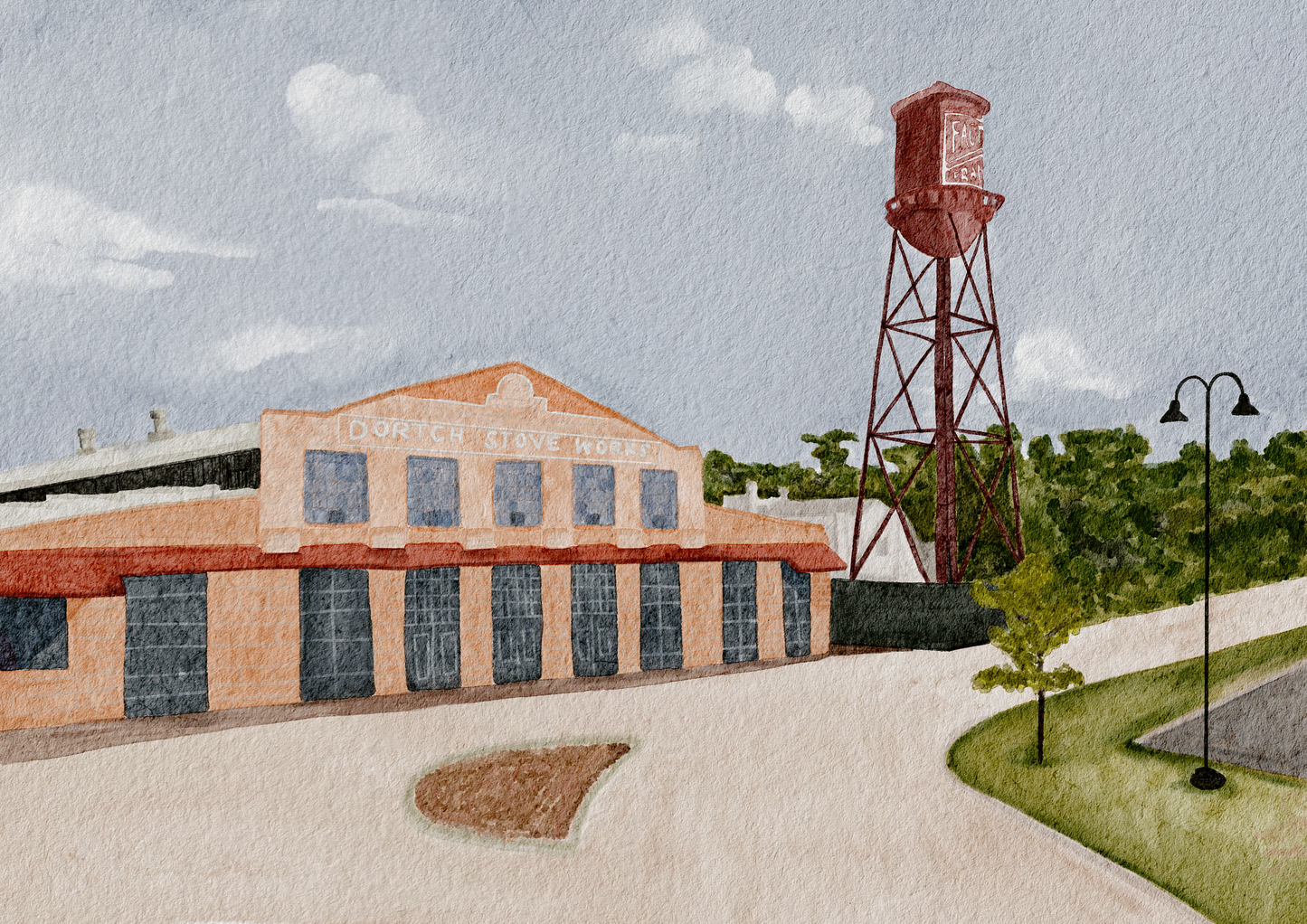 Franklin Factory Print