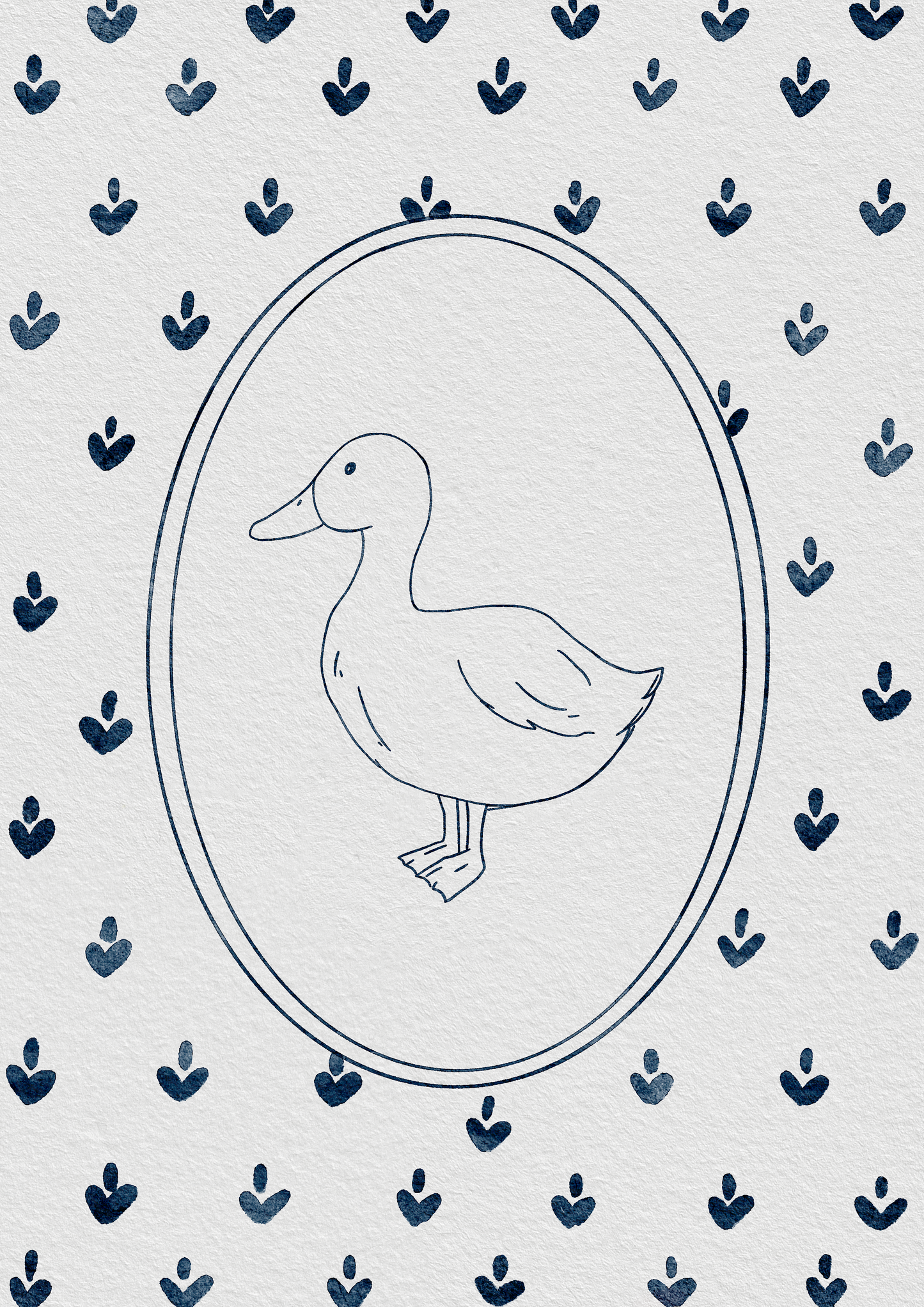 Farm House Duck Print