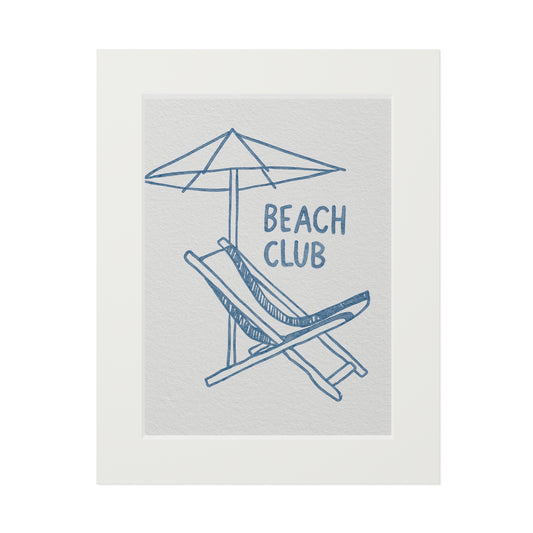 Beach Club Print