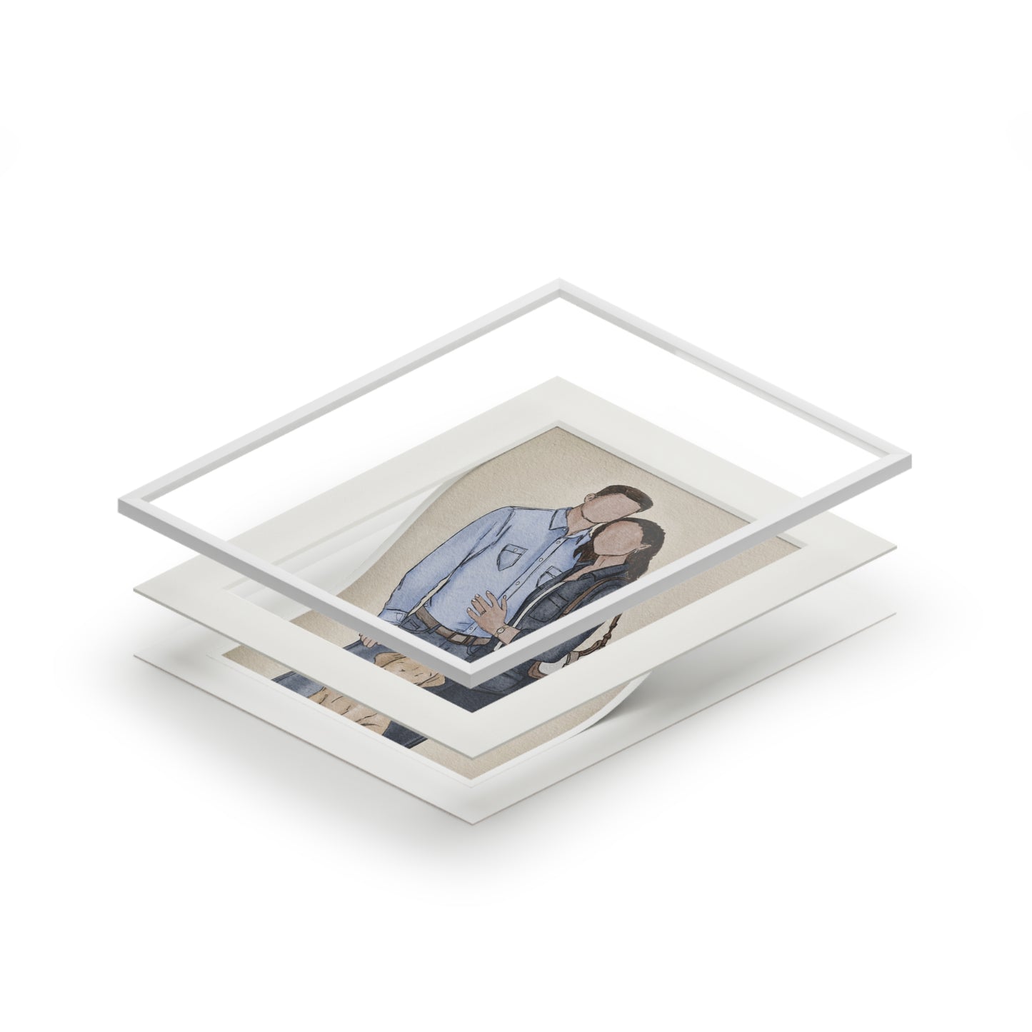 Fine Art Prints (Passepartout Paper Frame)