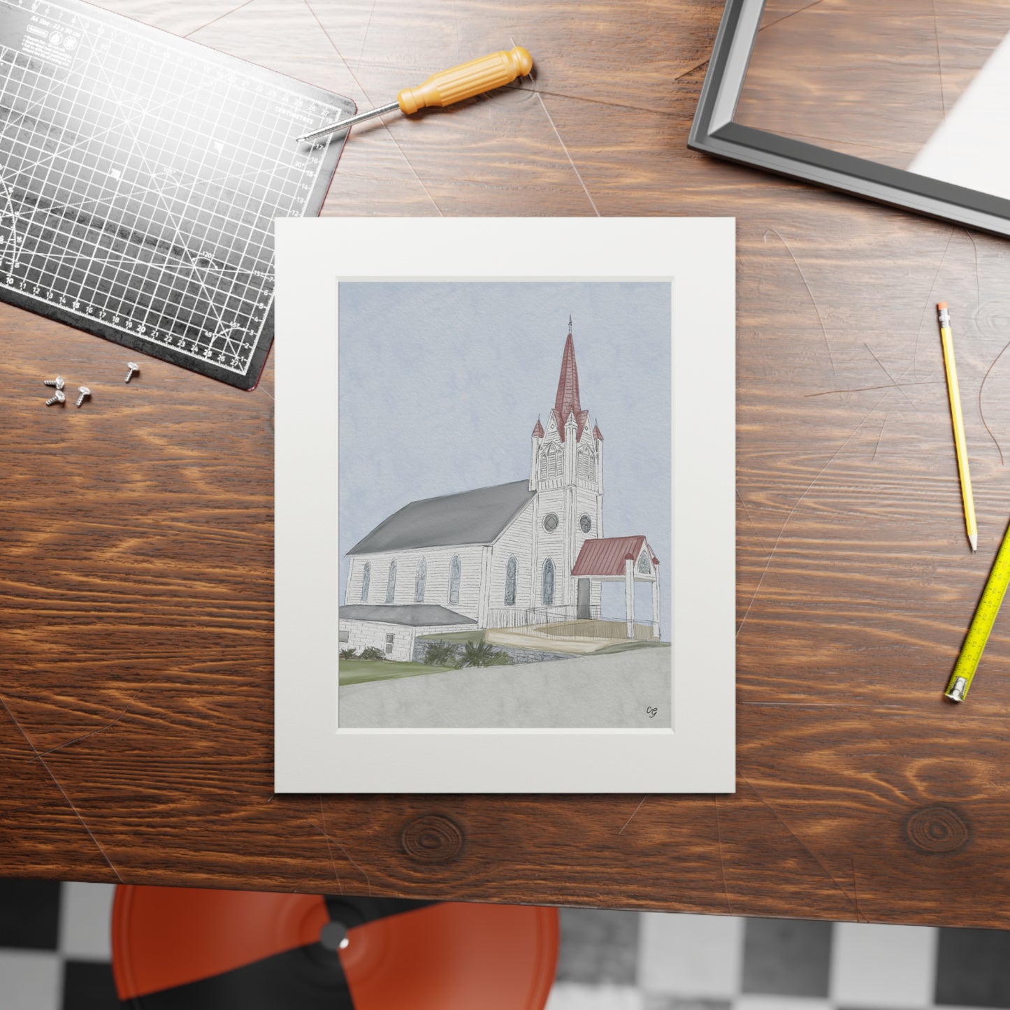 Nolensville Church Print
