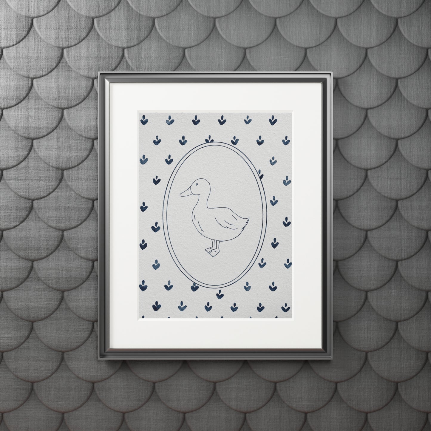 Farm House Duck Print