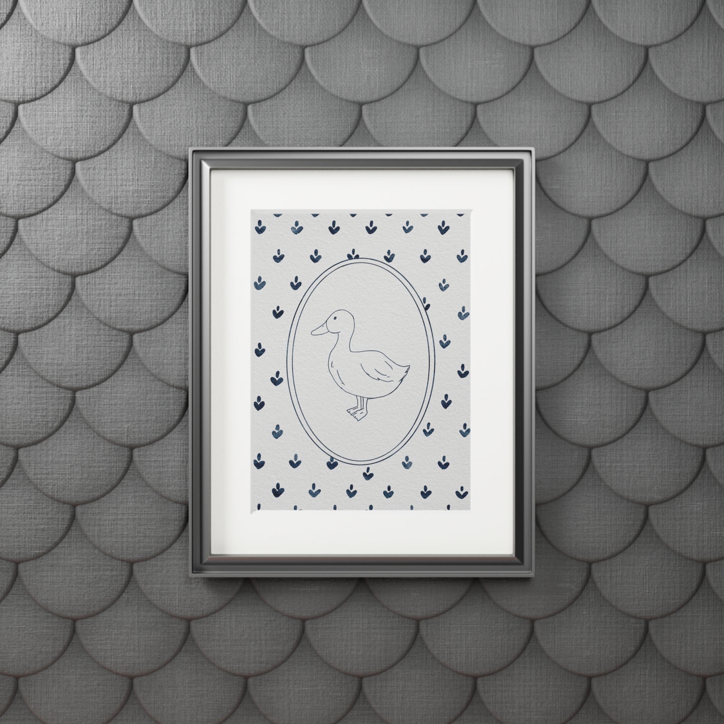 Farm House Duck Print