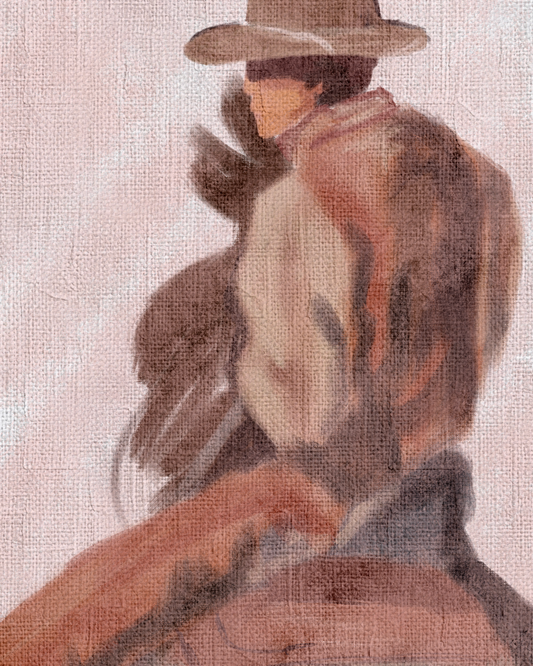 Rustic Rider Print