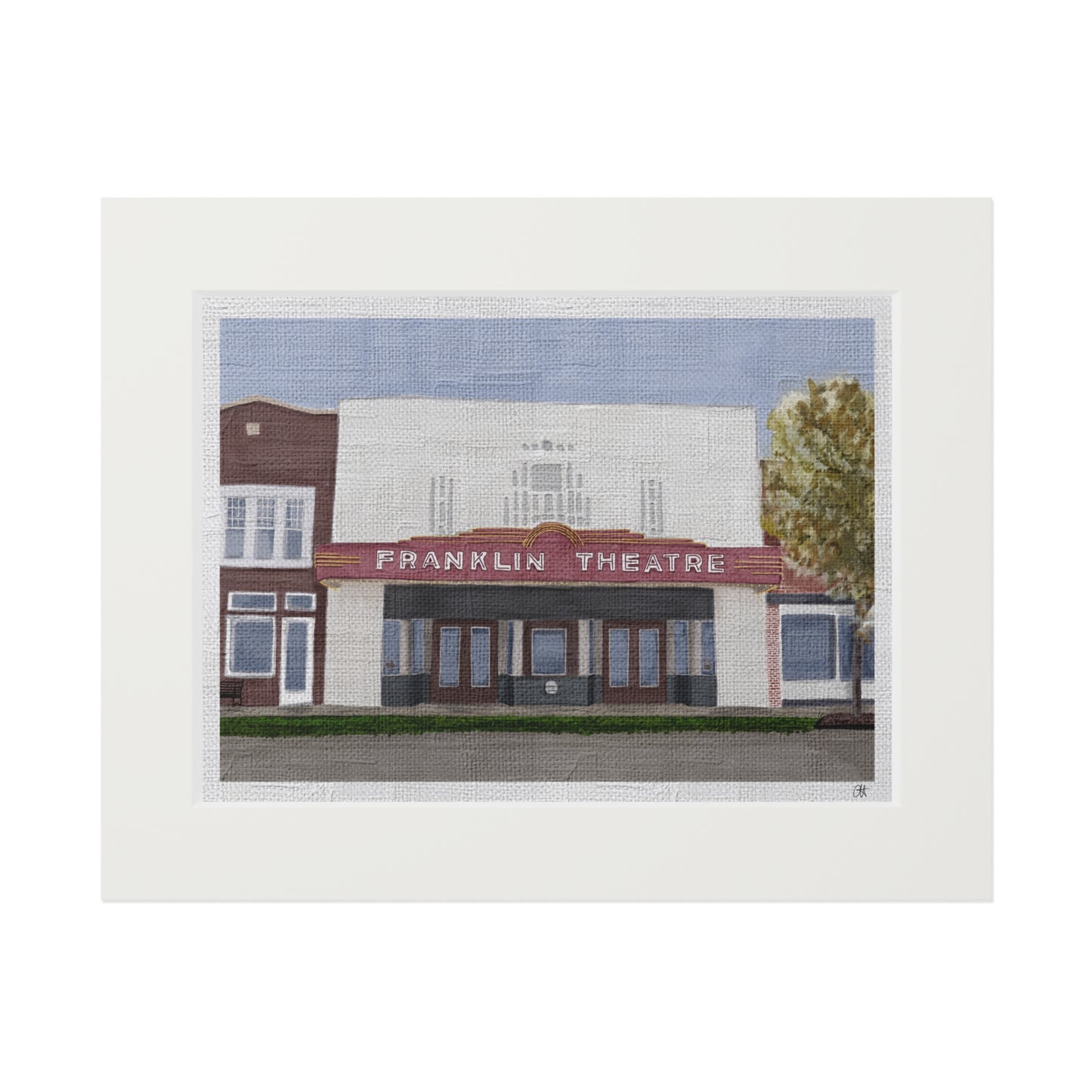 Franklin Theatre Print
