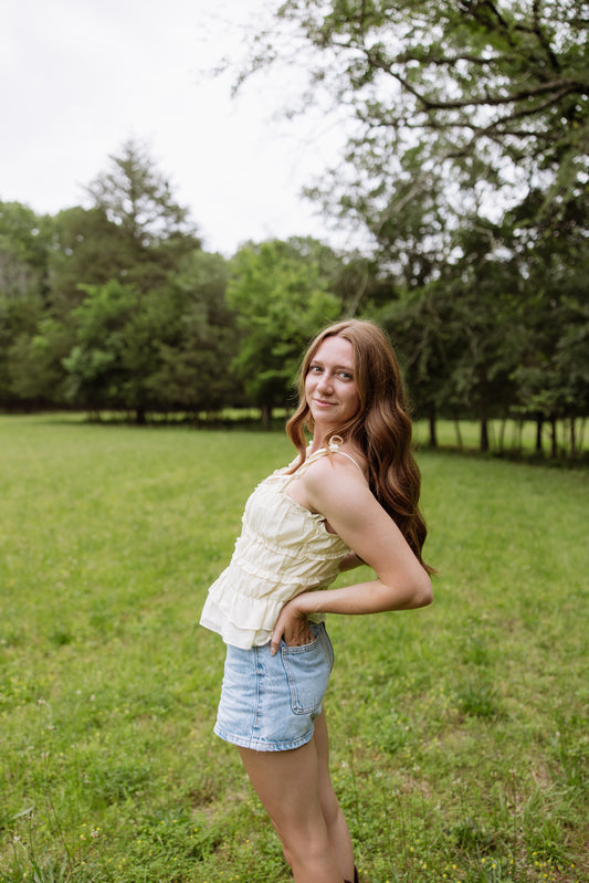 Annie Ruffle Tank