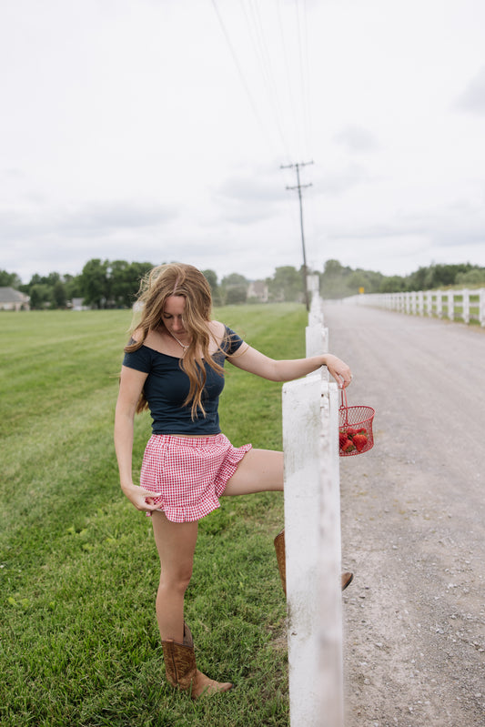 July Gingham Shorts