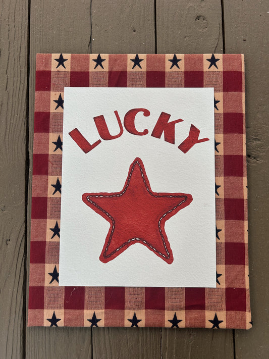 Fabric Lucky Star