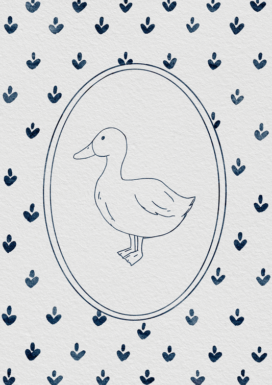 Farm House Duck Print