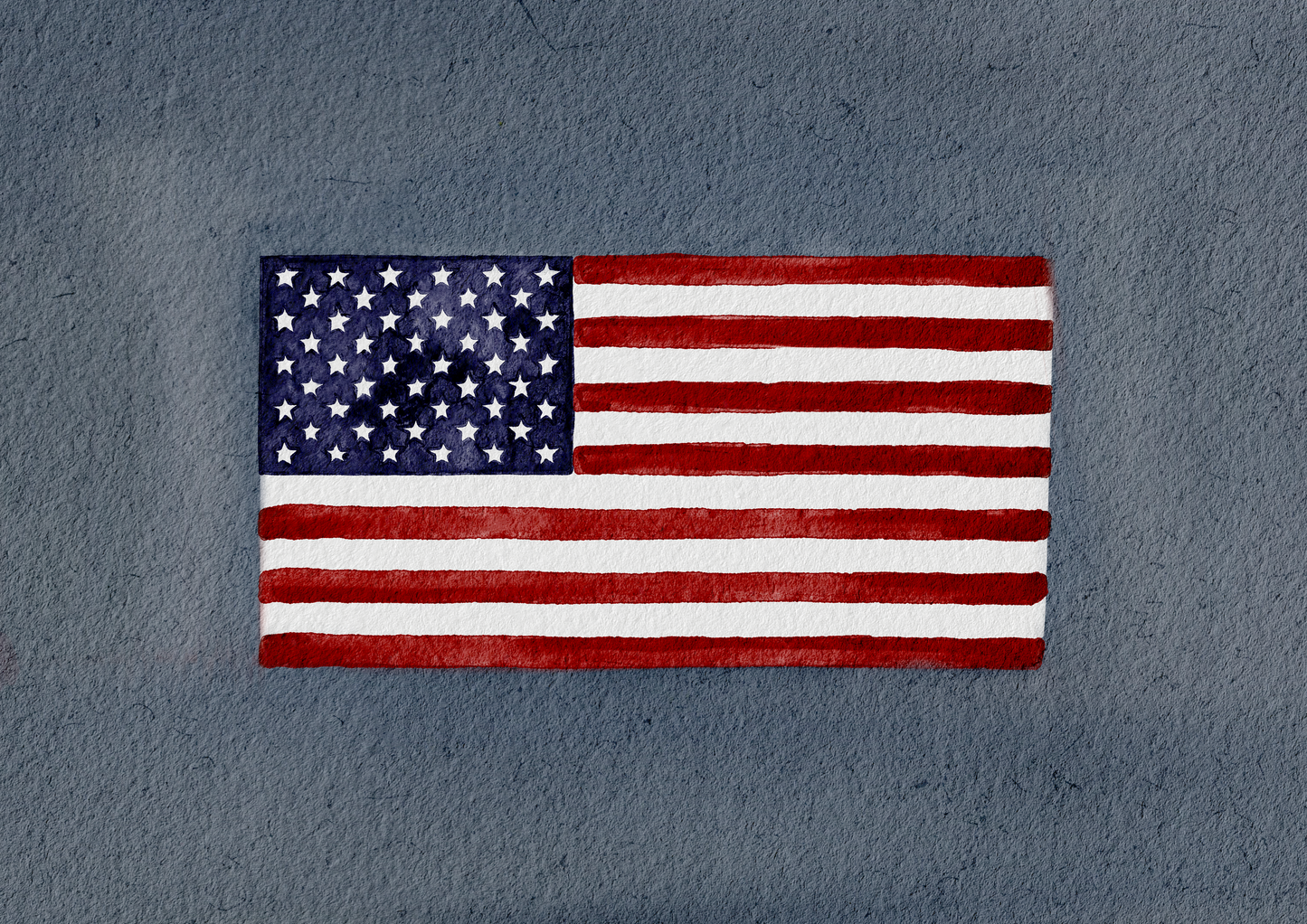 Navy flag print
