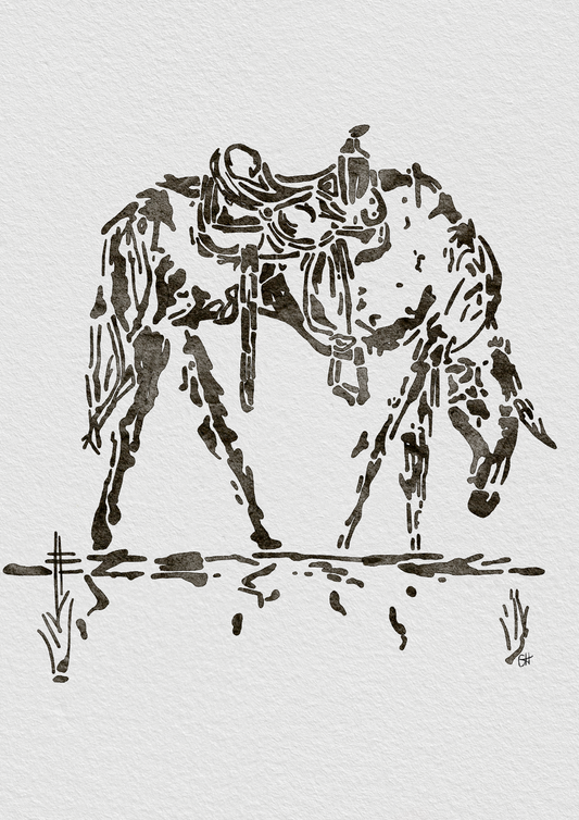 Modern Horse Print
